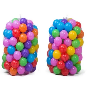 100Pcs Eco-Friendly Colorful Ball Pit Soft Plastic Ocean Balls