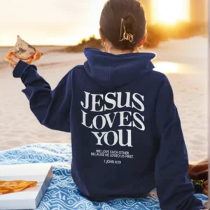 Unisex Loose Fit Graphic Print Fleece Hoodie for Kids