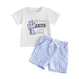 Baby Boys Easter Outfit Short Sleeve