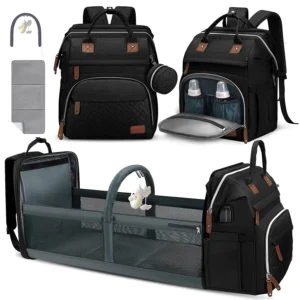 Large Diaper Backpack with Changing Pad,