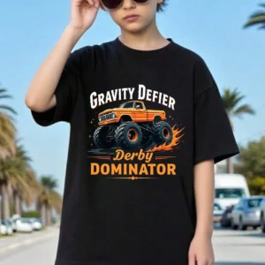 Monster Truck Cotton Graphic Tee