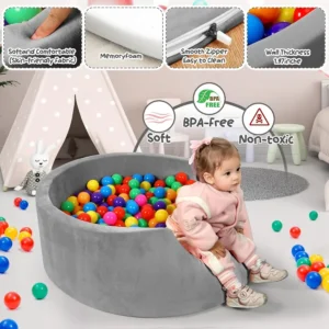 Foam Baby Ball Pit , Soft Memory Sponge