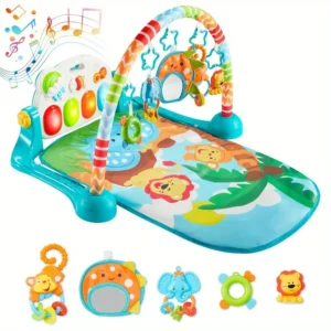 Baby Play Mat Tummy Time Toy for 0-6 Months Baby Musical Learning Toy
