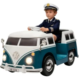 6V Kids Ride-on Bus with Led Light, Horn and Music