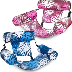 JOYFY 2 Pack Inflatable Floating Lounger Pool Chair